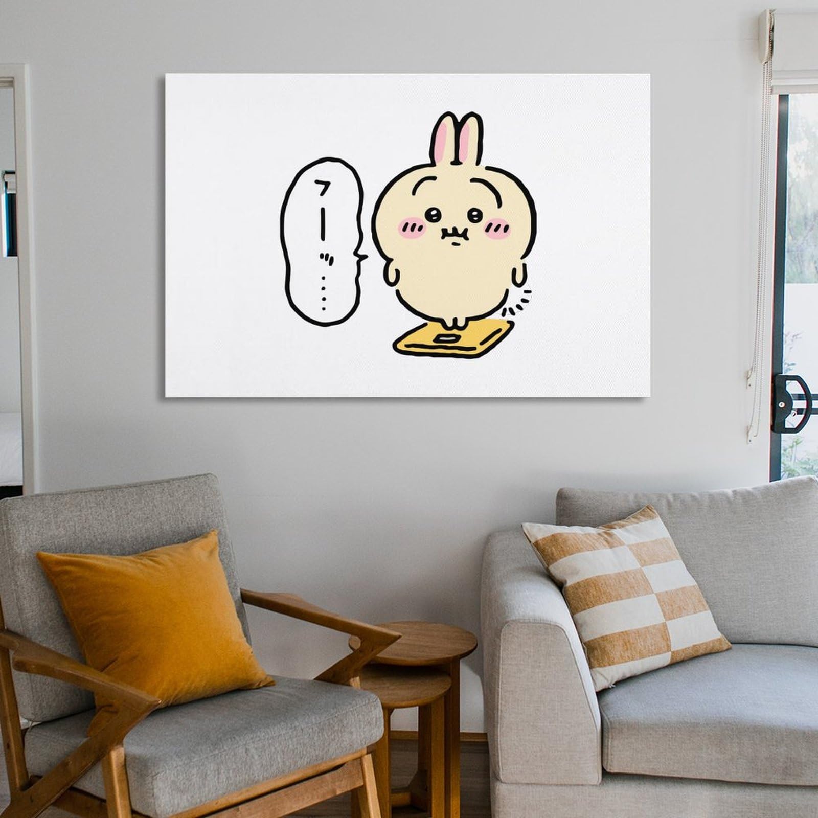 Amazon.co.jp: ちいかわ うさぎ ポスター アートパネル 装飾画